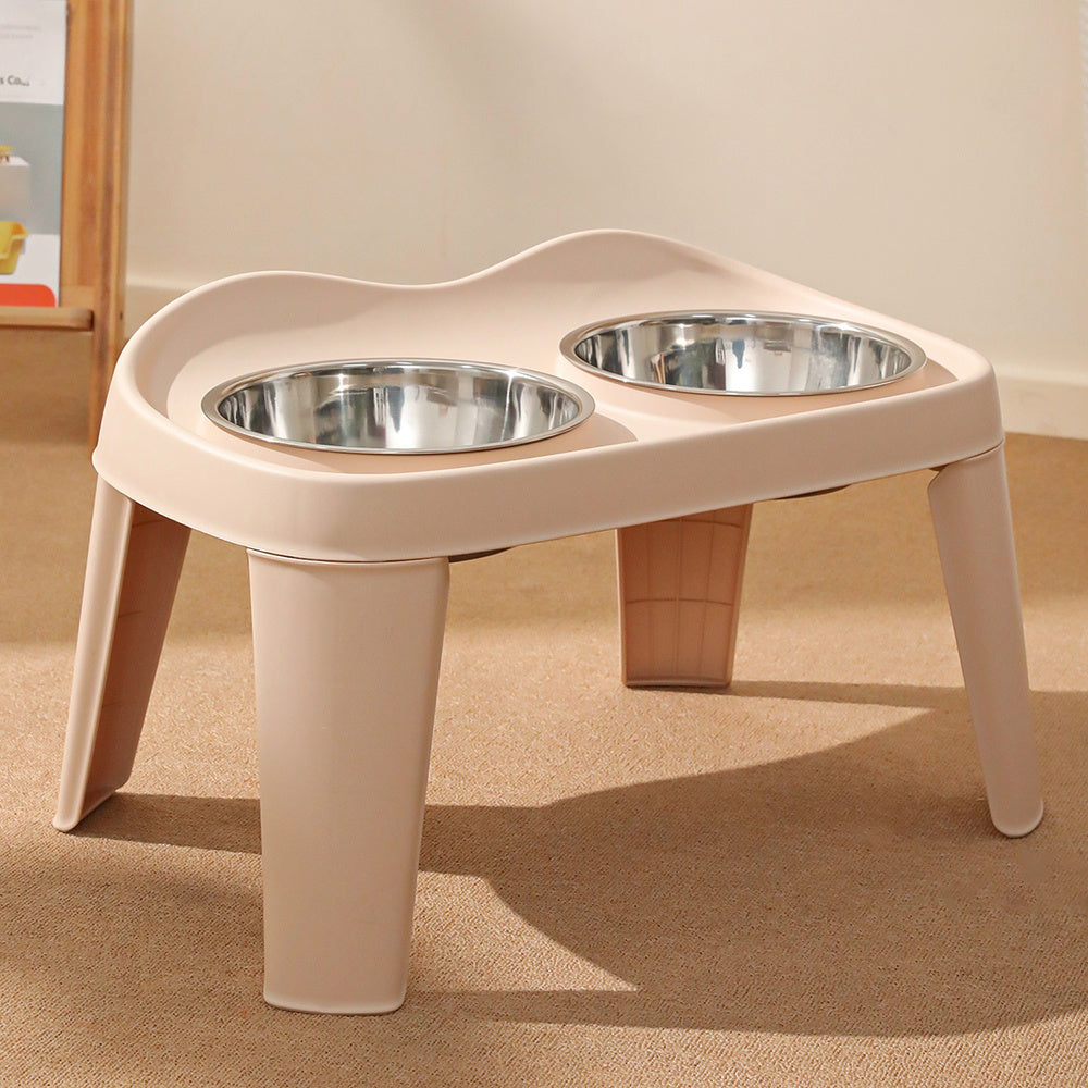 Dog Bowls with Stand, Adjustable Raised Dog Bowl for Large Dogs, Dog Feeding Station with 2 Stainless Steel Dog Bowls, Non-Slip elevated dog bowls