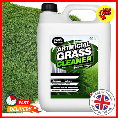 5L Ready To Use Artificial Grass Cleaner Removes Odour Keeps Grass Looking Fresh