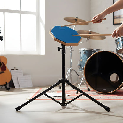 7.87-inch Mute Drum Practice Pad Set with Drum Pad and Portable Bag, Suitable for Drummers' Rehearsals and Beginner Practice