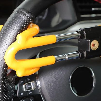 Heavy Duty Car Van Steering Wheel Lock High Security Anti Theft Twin Bar Hook
