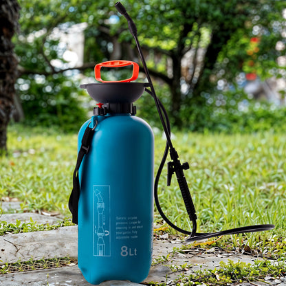 5/8L Garden watering air backpack portable lawn irrigation pressure sprayer available in green, red or blue