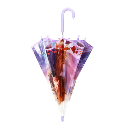 Disney Frozen Dome Umbrella for Kids Childrens Boys Girls Brolly with Safety Opening
