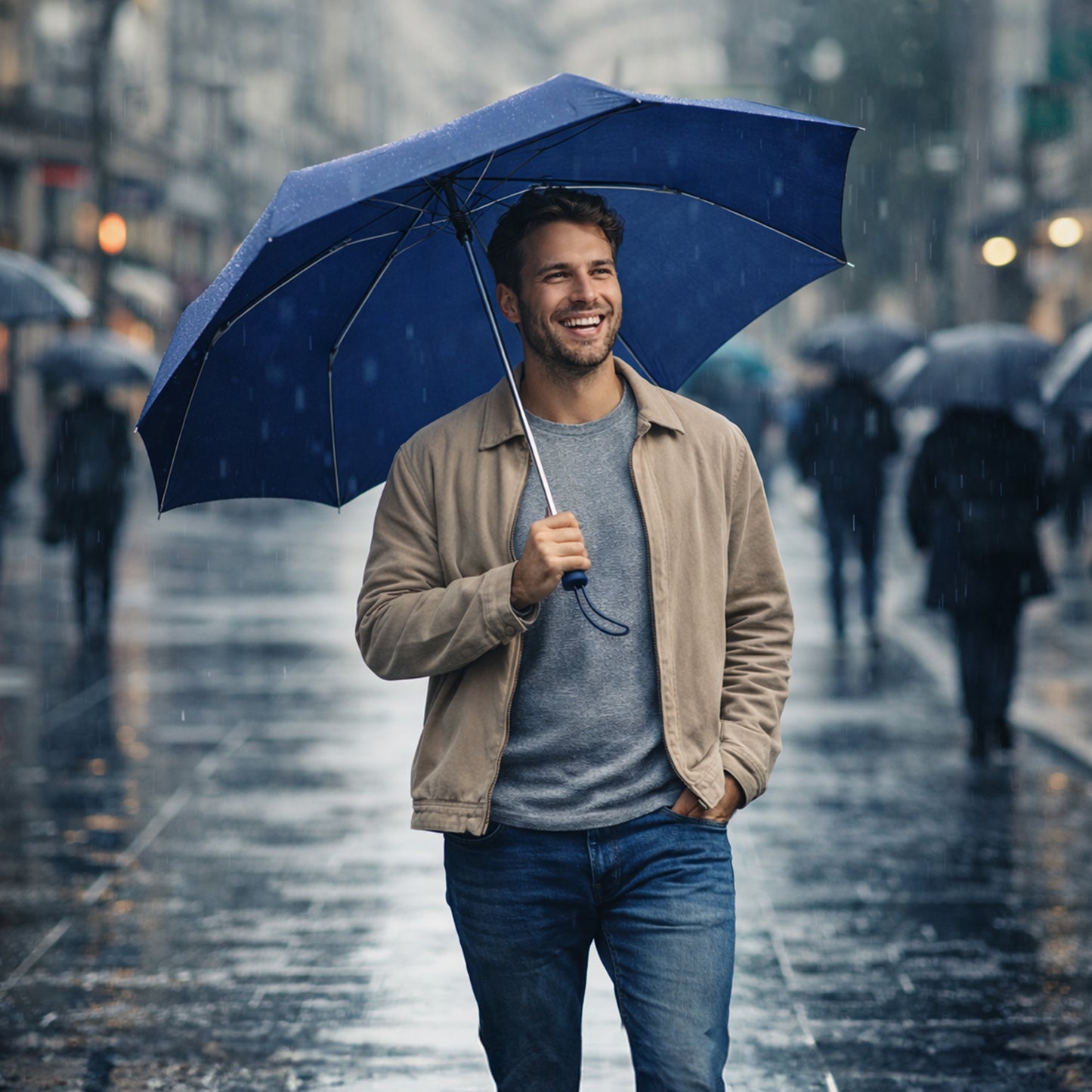 Taylor & Ward 3 Pack Folding Umbrella Set | Compact Windproof Travel Umbrellas | Automatic Open Close Waterproof Rain Umbrellas in Black, Blue & Berry | Lightweight Portable Umbrella Bundle for Rainy Season