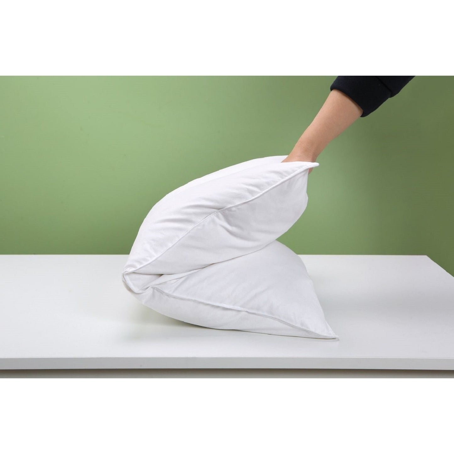 Duck Feather & Down Pillows Fluffy Filled Hotel Quality 100% Soft Luxury Microfiber Pack of 1or 2 & 4 From Local Warehouse