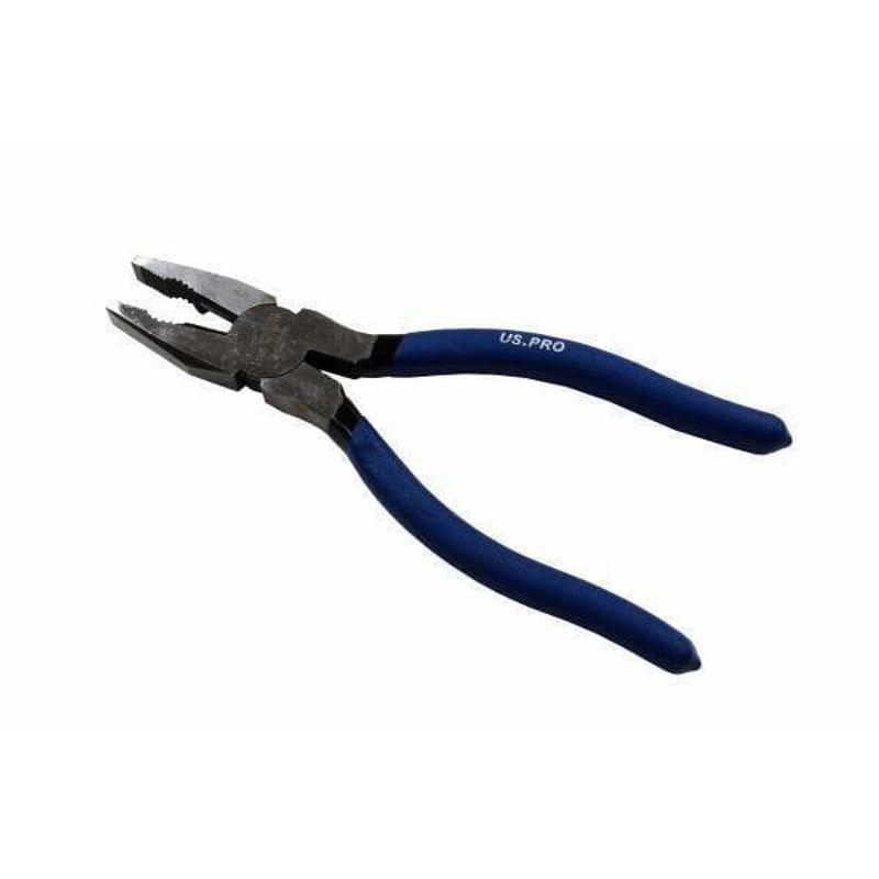 US PRO 8" 200mm 3pcs Plier Set, Side Cutter, Long Nose, Combination Pliers 2070