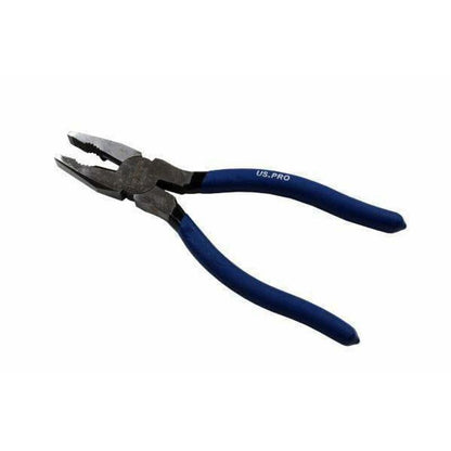 US PRO 8" 200mm 3pcs Plier Set, Side Cutter, Long Nose, Combination Pliers 2070