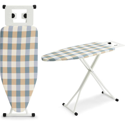 Ironing Boards Adjustable Heights Cotton Cover with Iron Rest TopIron Board Universal Extra Wide Lightweight Iron Board Rack
