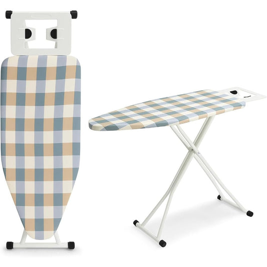 Ironing Boards Adjustable Heights Cotton Cover with Iron Rest TopIron Board Universal Extra Wide Lightweight Iron Board Rack