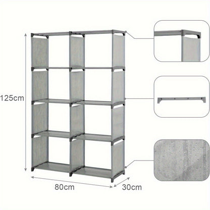 80x30x125cm 5 Tier Modern Book Shelves Cabinet Rack Units Shelf Storage Display Bookcase Box