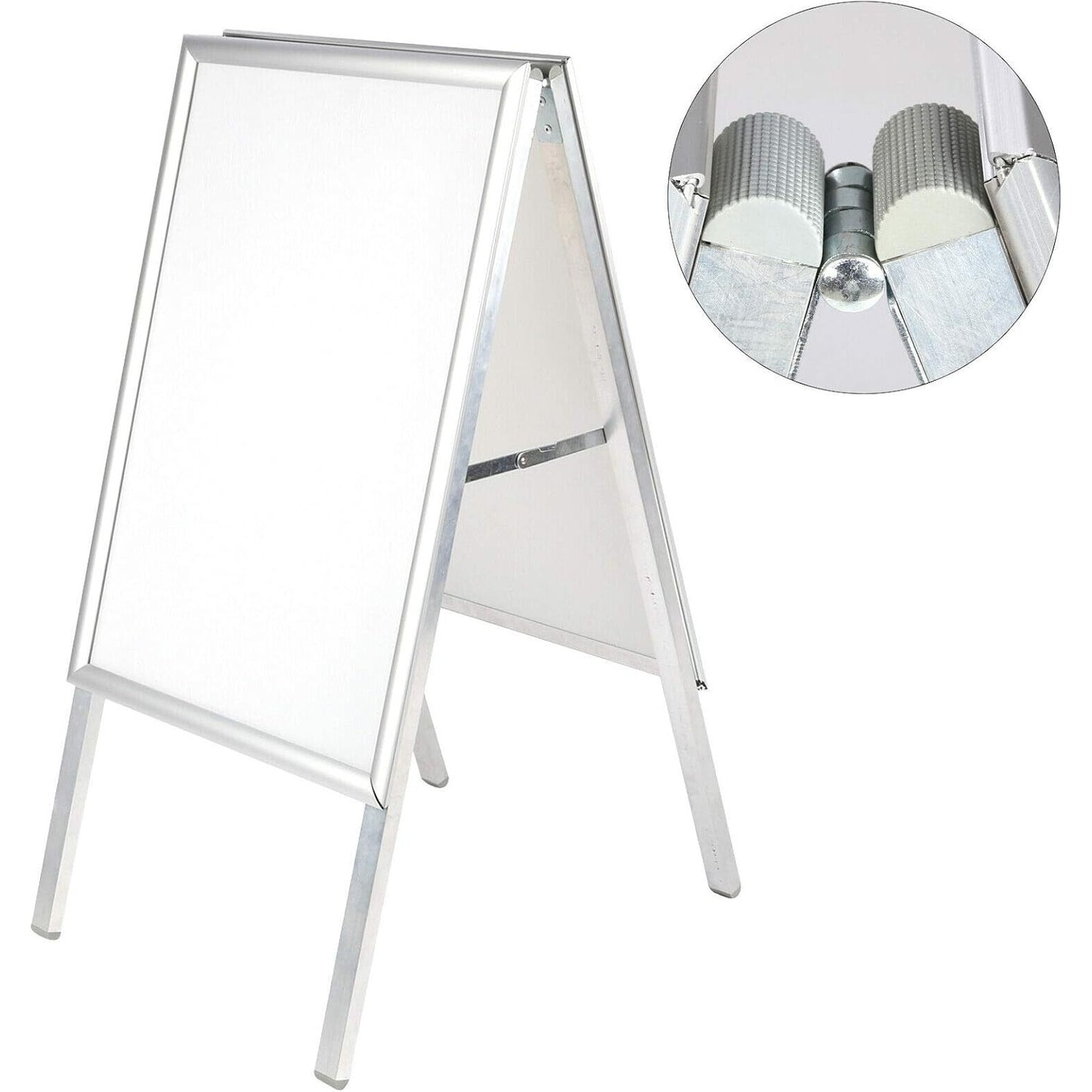 A2 Board Sign Display Pavement Board Double Aluminum with Waterproof Covering Display Stands