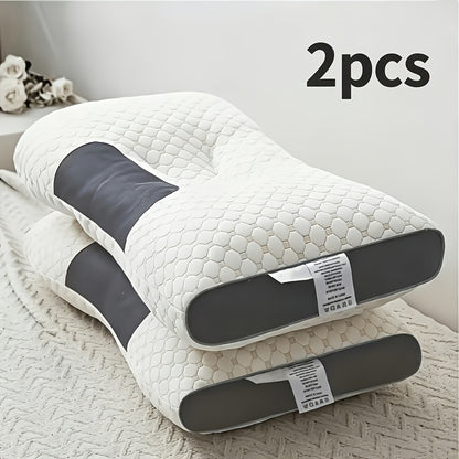 Pack of 2/1pc Neck Pillow, Removable & Washable, with High Quality Pillow Core, Soft Comfortable Pillows for Neck and Shoulder, Pillow for Sleeping, Low Profile Pillows, Pillow for Back Sleepers, Sofa, Bed, Living Room and Home Use, Soft Modern Neck