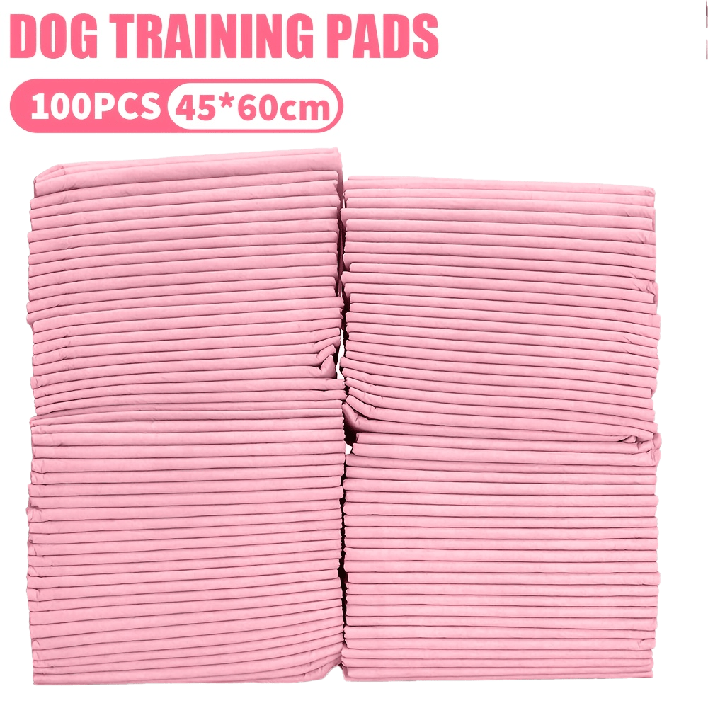 50pcs 100pcs Pet Training Pads 45x60cm, Super Absorbent Disposable Puppy Pee Pads, Quick-Dry Potty Pads Dog Pads for Indoor Training & Puppy Supplies, Extra Thick Puppy Pads Non-Slip Pet Piddle Pads for Small Medium Large Dogs