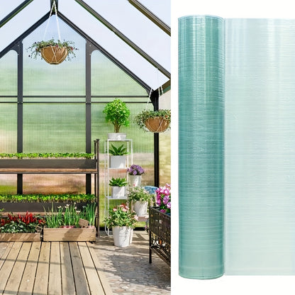 Extra-Large 100 Cm X 300 Cm Uv-Resistant Polyester Roof Roll - Transparent Heat-Reflective Sunshade, Suitable for Greenhouses, Horticulture, Agriculture And Construction, Greenhouse Roof/Reflective Roof/Durable Roofing Material, Roofing Supplies