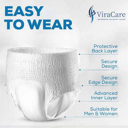 14 x Super Adult Nappies, Maximum Absorbency and Overnight Protection, Nappies for Men and Women, Absorbent Pants