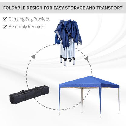 3 x 3 Meters Outdoor Garden Heavy Duty Pop Up Gazebo Marquee Party Tent Wedding Canopy + Carrying Case