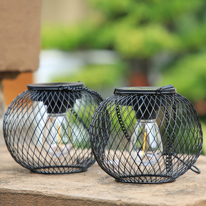 Solar Lantern Outdoor, IP44, Upgraded Hanging Solar Lights Outdoor Garden Decorations Decorative Lighting Solar Powered Tree Lantern for Garden Yard Patio Pathway, 2 Pack
