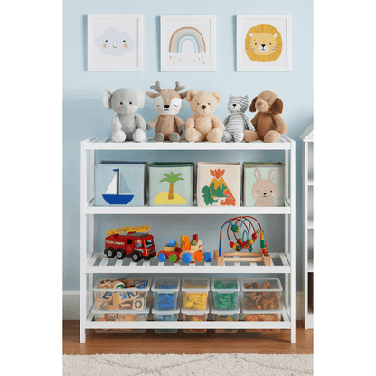 Neo 4-Tier Bamboo Shoe Rack Wooden Shoe Storage Organiser Shelf for Hallway, Entrance Living Room 67 x 70 x 25cm