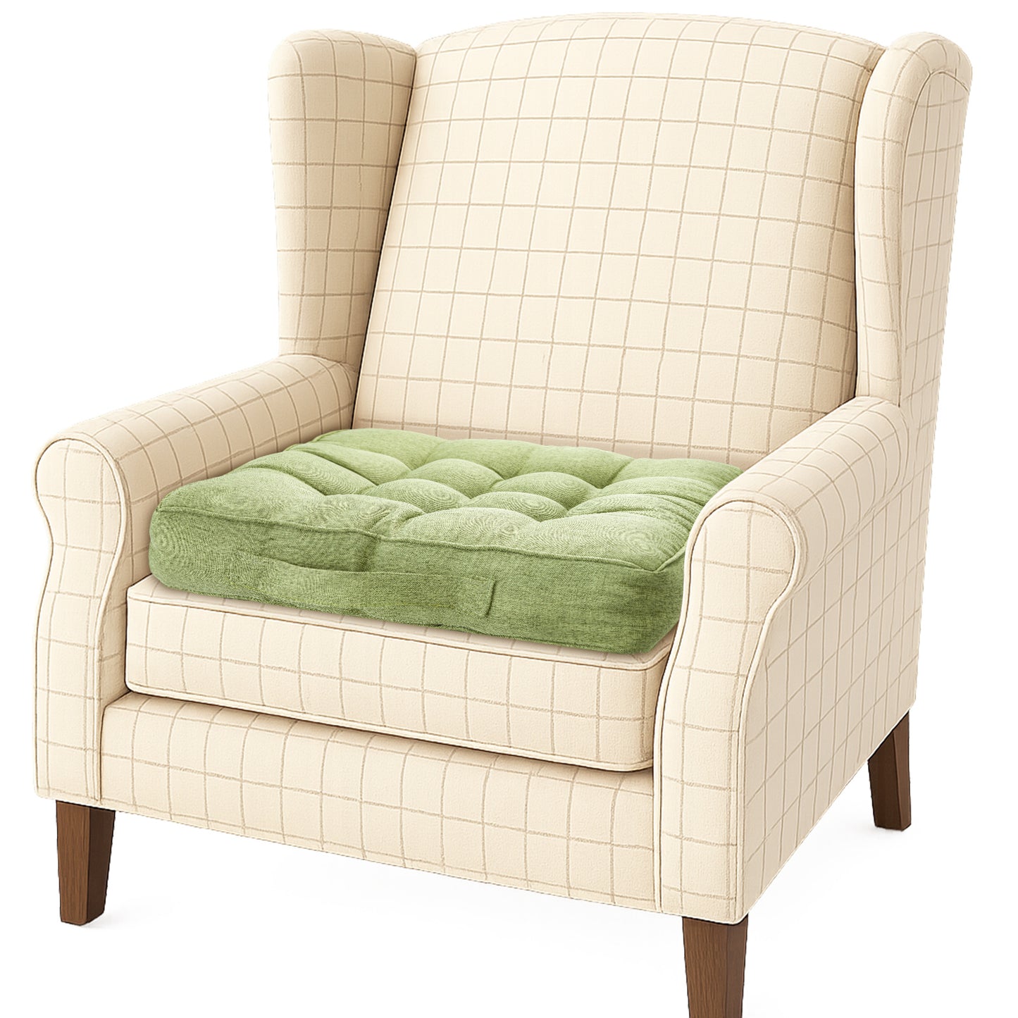 Chair Cushions Tufted Garden Kitchen Chair Cushion with Handle Strap Comfortable Chair Pads for Dining Room Kitchen
