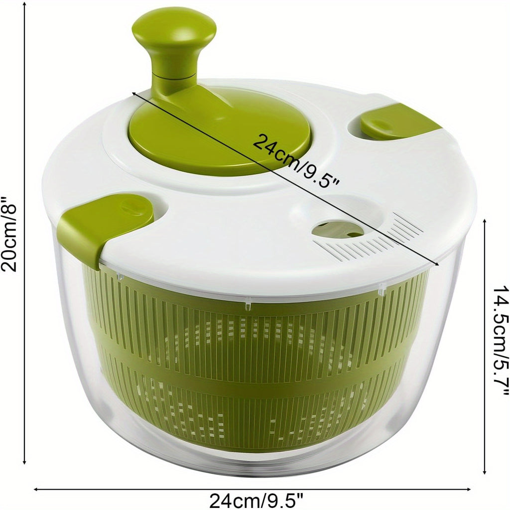 3.5-Litre Salad Spinner - Green or Black