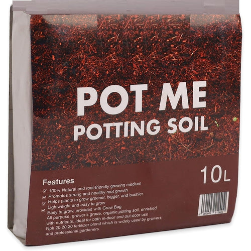 10L All/ Multi-Purpose Compost Soil – Compost Mix for Potting, Growing Garden, Outdoor, Indoor Seed Plants