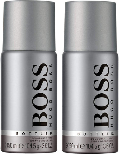 Hugo Boss Bottled 150ml Mens Deodorant 2 Pack