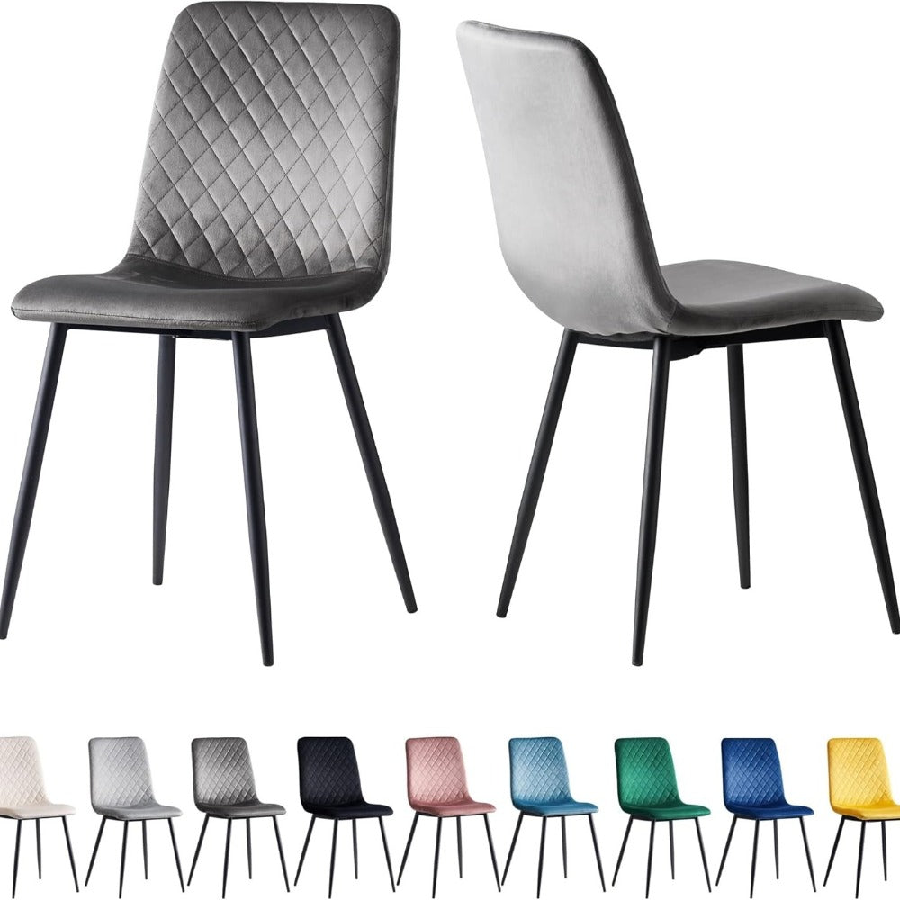 velvet dining chairs set - use example 16