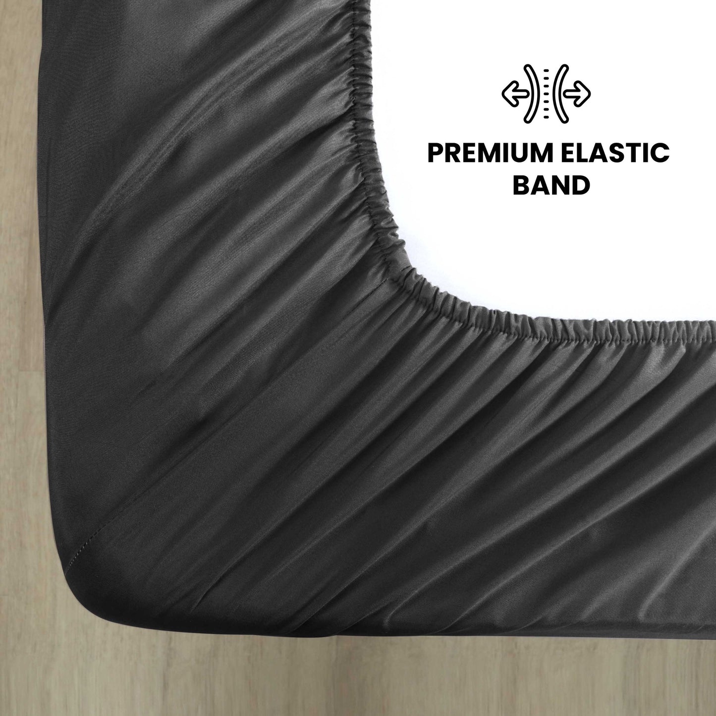 Waterproof Fitted Bed Sheet Deep Pocket Mattress Protector Cover | Soft Breathable Noiseless Fitted Sheet for Bedroom, Hotel & Home | Machine Washable Elastic Bed Cover Fits Up to 30cm Mattress