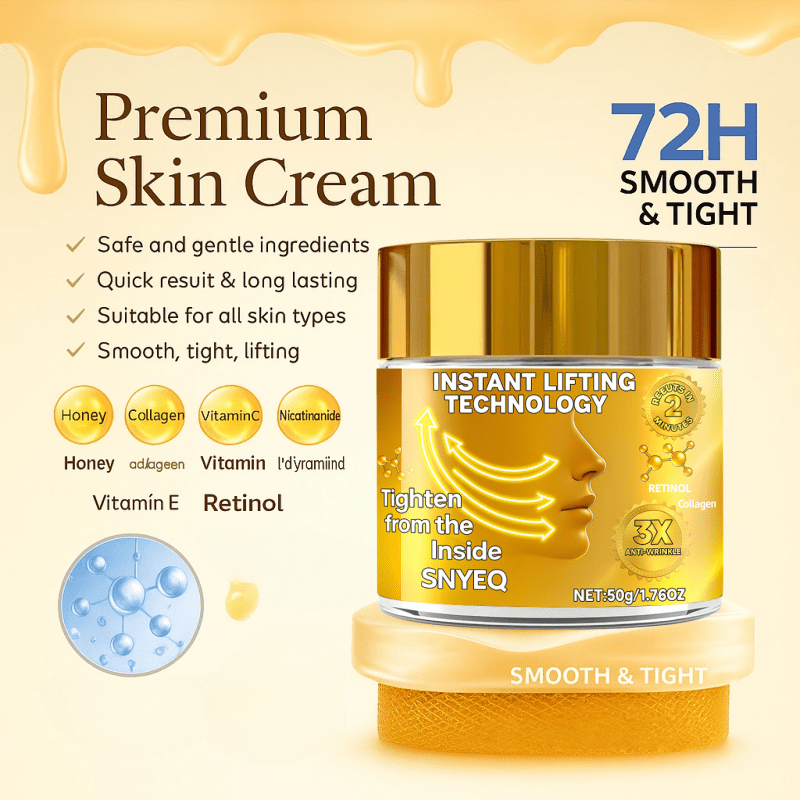 Bee Venom Face Cream with Collagen and Retinol - feature detail 3