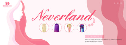 Neverland Beauty And Health 53.34cm - 60.96cm Canvas Wig Head Mannequin Head Head Stand Manikin Head for Wig Making Display with Wig Stand Tripod