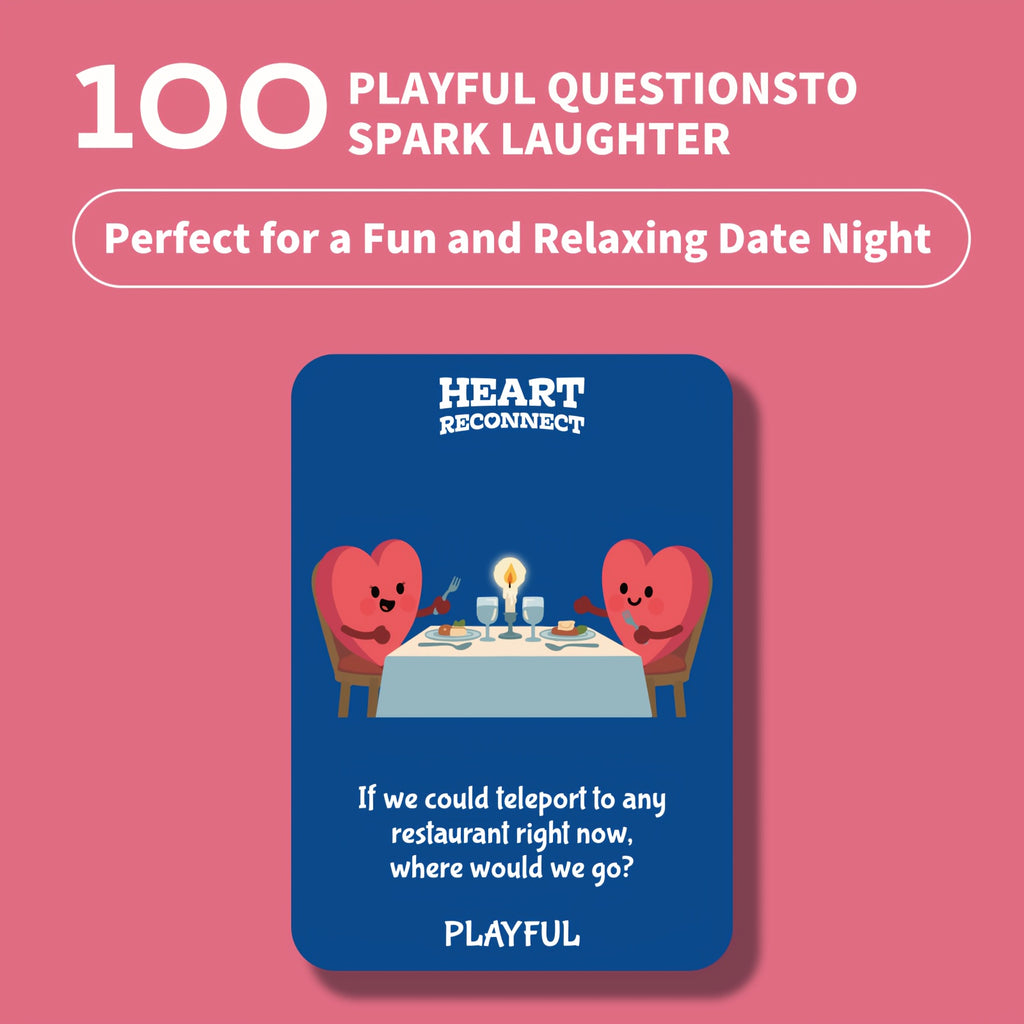 Couple Conversation Cards 200 Questions – Date Night & Travel Card Game | 100 Thoughtful & 100 Playful Prompts | Valentine Anniversary Gift