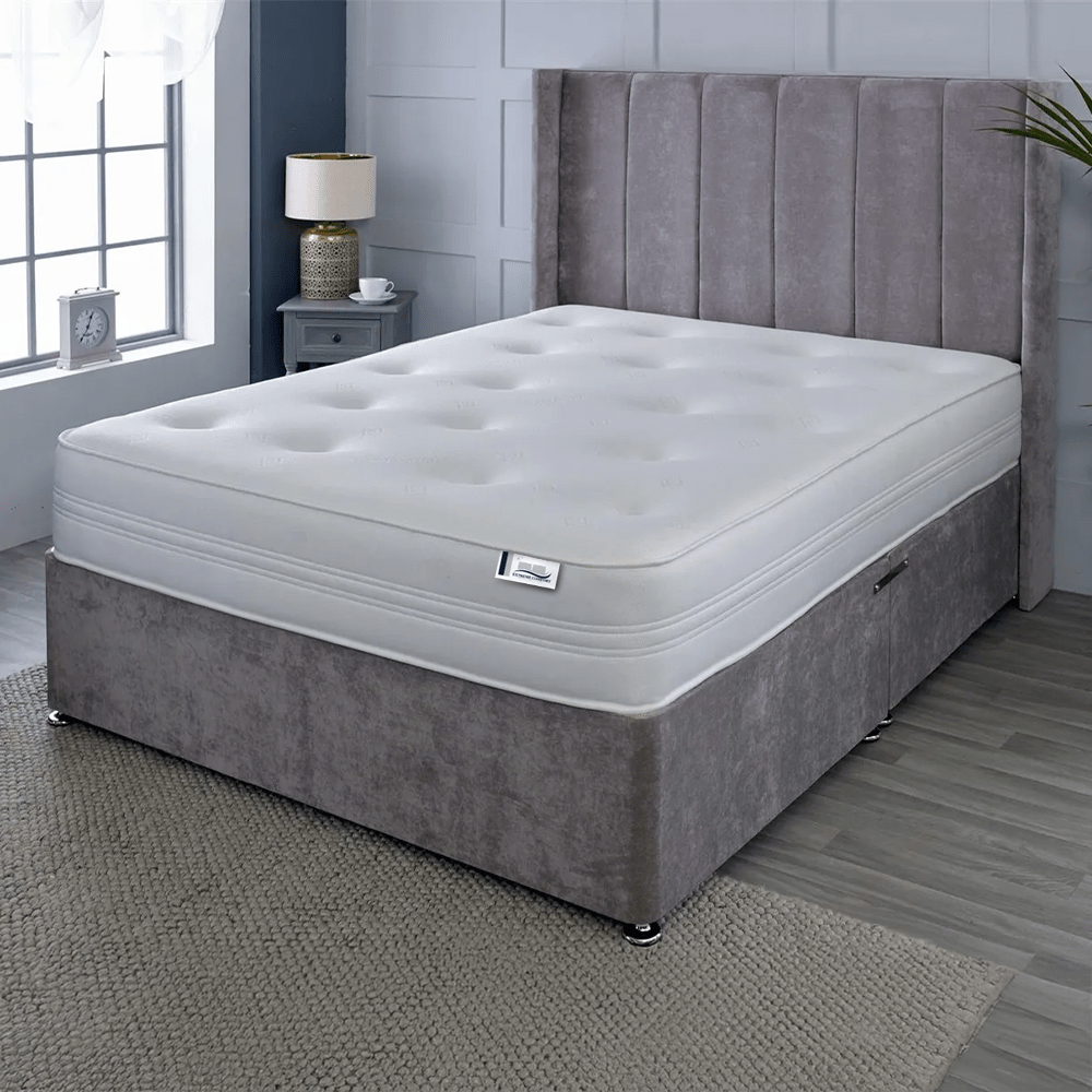 Hybrid Tufted Extra Deep Memory Foam with Open Coil Spring Mattress