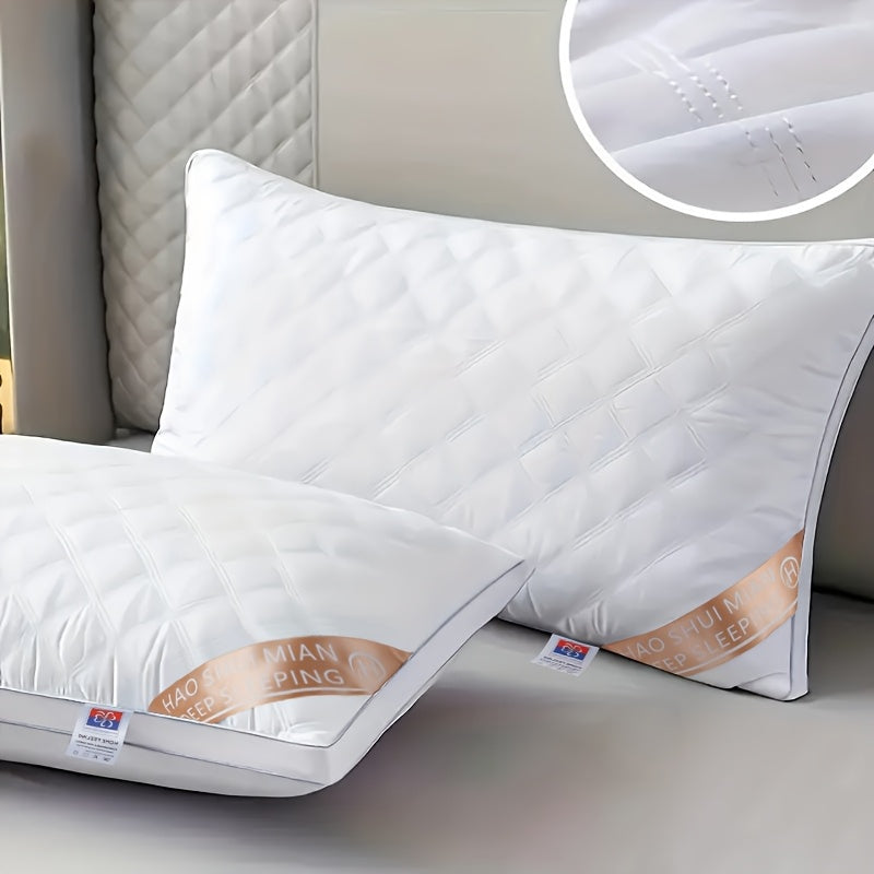 1pc 2pcs 4pcs 6pcs Weight 800GSM Luxury Hotel Quality 48x74cm Quilted Bed Pillows for Sleeping Deep Filled Bounce Back All Seasons