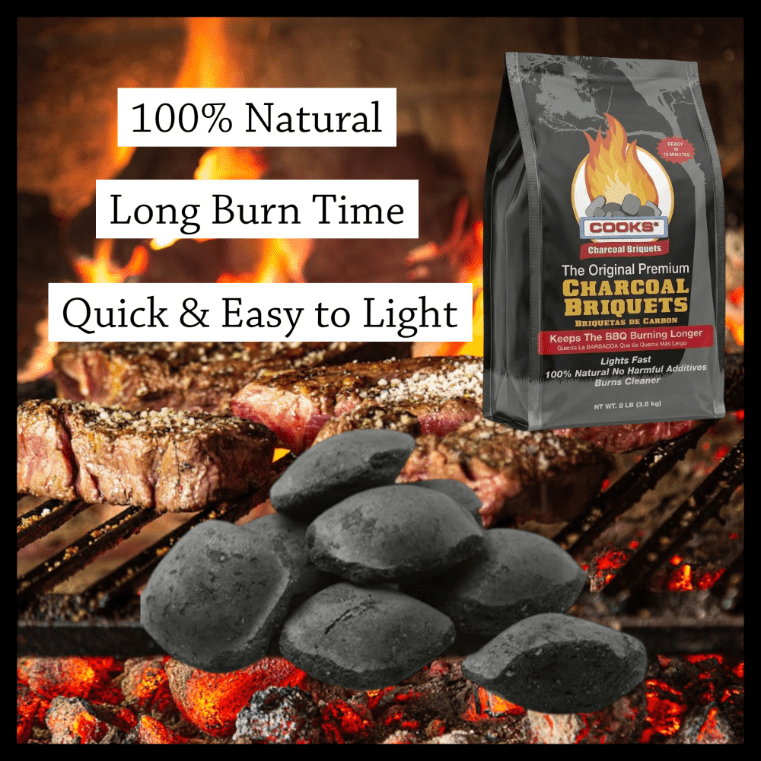 Charcoal Briquettes 7.2kg | Log Barn Cooks Premium BBQ Fuel – Long-Lasting High Heat for Barbecue, Smoker, Kamado & Fire Pit | 2 x 3.6kg Bags