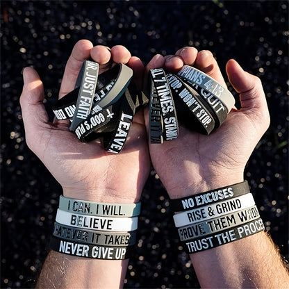New Hot-Selling 25pcs Silicone Wristbands with Heart Patterns, Customizable with Your Own Text, Unisex Bracelets for Holidays or Daily Wear, Lightweight Wristbands, Suitable for Weddings, Birthdays, Corporate Events, Christmas, Earth Day