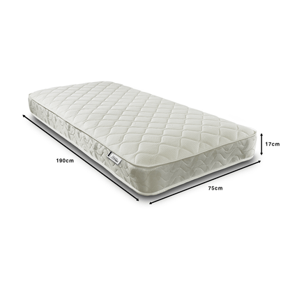 17CM Deep Quilted Open Coil Foam-Free Mattress