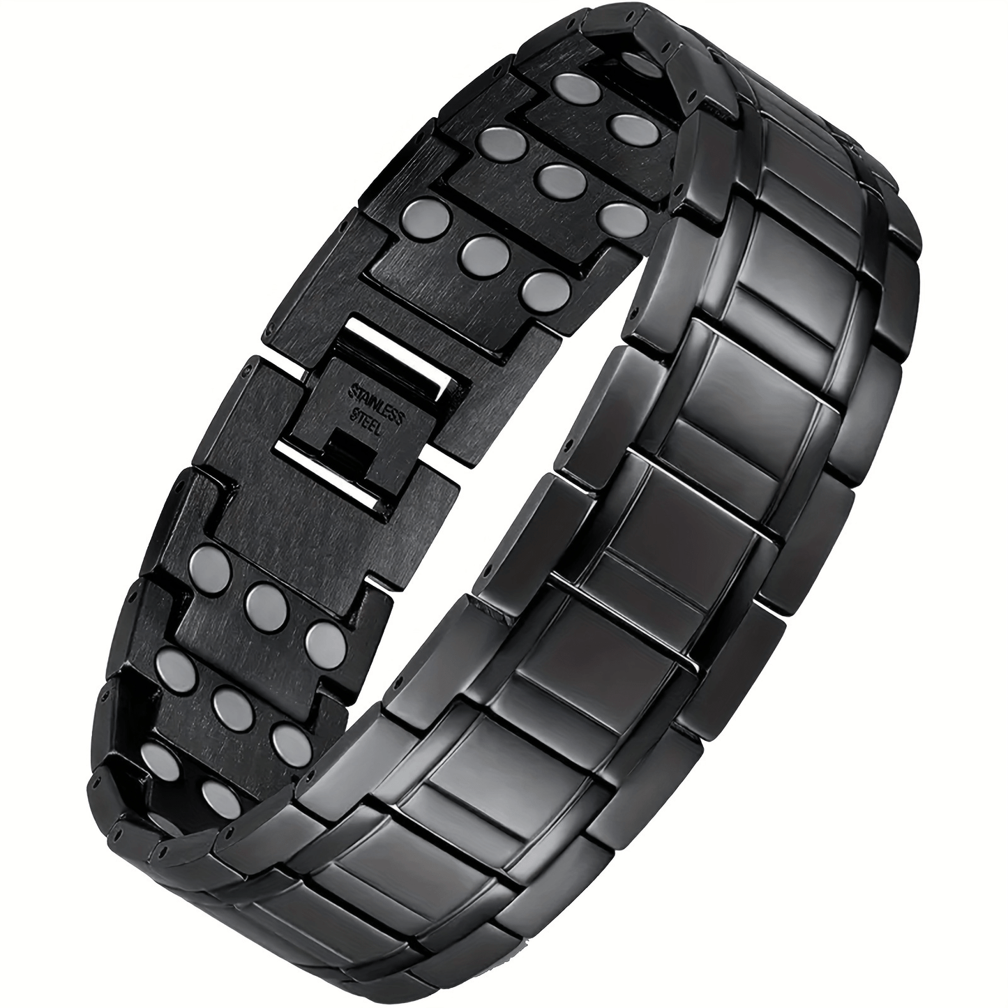1pc Men'S stainless steel bracelet, Fashionable And Comfortable to Wear, Suitable for Boyfriends And Fathers As The Best Gift