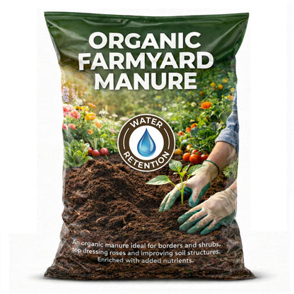 40L Essential Nutrients Farmyard Manure Ideal For Borders & Shrubs
