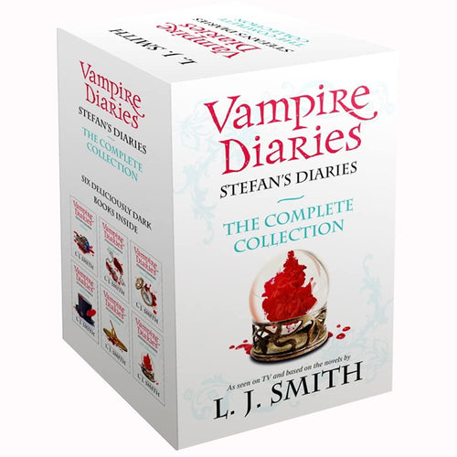 The Complete Collection The Vampire Diaries: Stefan's Diaries 1 to 6 Books Box Set By L.J. Smith (Origins, Bloodlust, The Craving, The Ripper, The Asylum & The Compelled)