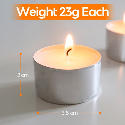 99 Packs Of 8-Hour Burning Tealight Candles, Unscented White Long-Lasting Wick Candles, Suitable for Holiday Decorations, Parties, And Home Decorations Graduation Season Gifts