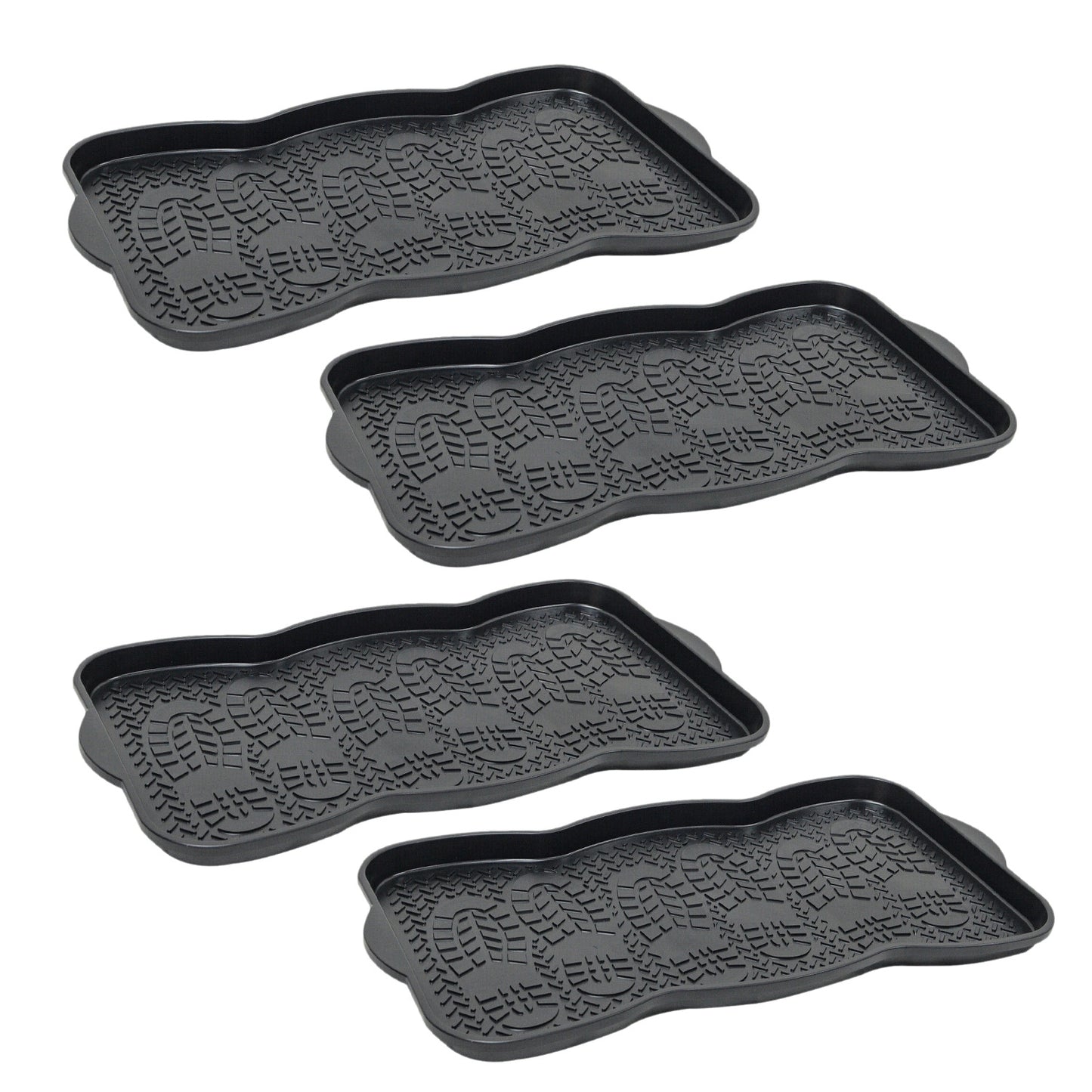 Shoes Tray, Boot Plastic Tray, Multipurpose Non Slip Design Foot Bath Tray, Shoe Drip Tray for Rain Boots, Waterproof Drip Trays Indoor & Outdoor/Garden