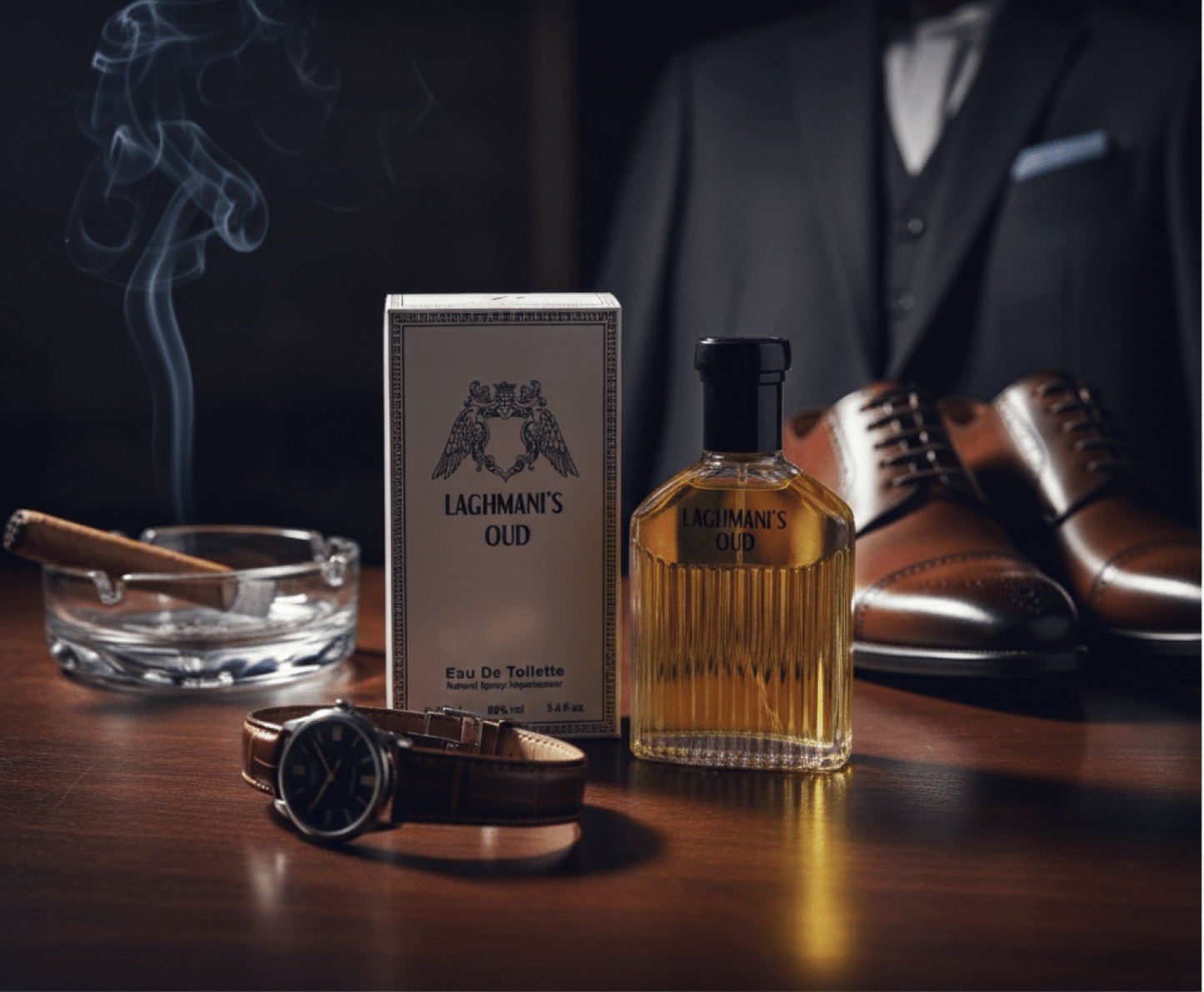 Gentleman Exclusive Edition, Oud Perfumes For Men Giftset 5x100ml EDT | Blue, Black, White, Brown, Red Men's OUD Fresh Woody Cologne Enhances Mature Charm | Rich Deep, Masculine Long Lasting Perfume For Men with Oud, Woody Scent | Arabian Inspired Aromati