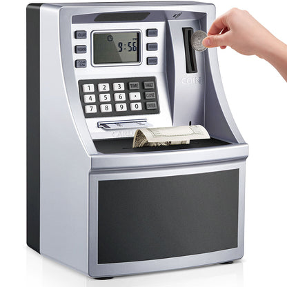 Password Protected ATM Bank Toy - Secure Savings Piggy Bank for Kids, Perfect Birthday, Christmas, Halloween Gift for Boys and Girls