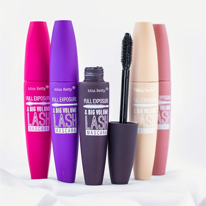 6 Packs Random Color Full Exposure And Big Volume Lash Mascara, Waterproof Long-Lasting Mascara Black Volume And Length Natural, Exquisitely Full, Lengthening Thickening Softer Fuller Lashes Amplify Smudge-Proof Eyelash Mascara