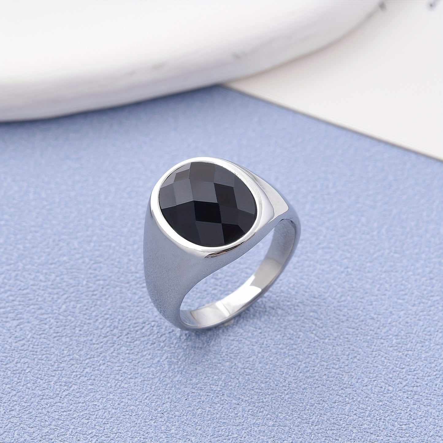 Natural lapis lazuli tiger's eye Minimalism Men's 316LStainless 316L Stainless Steel ring, Fashion Men's 316LStainless 316L Stainless Steel Rings Party Trend Jewelry, Valentine's Day Gift, Father's Day gift, Halloween
