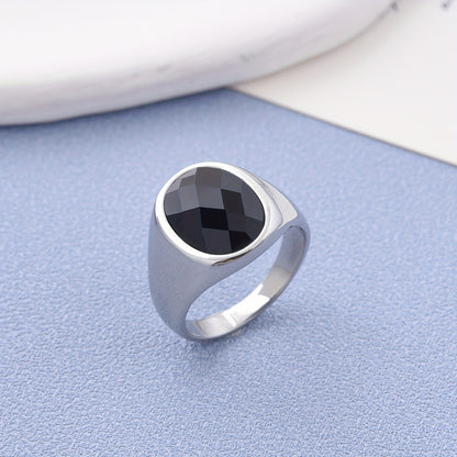 Natural lapis lazuli tiger's eye Minimalism Men's 316LStainless 316L Stainless Steel ring, Fashion Men's 316LStainless 316L Stainless Steel Rings Party Trend Jewelry, Valentine's Day Gift, Father's Day gift, Halloween