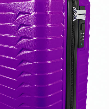 Direct Luggage Underseat Cabin Case 40 x 25 x 20 cm RyanAir Approved Size with Combination Lock and Detachable 360° Wheels T-HC-US-1627