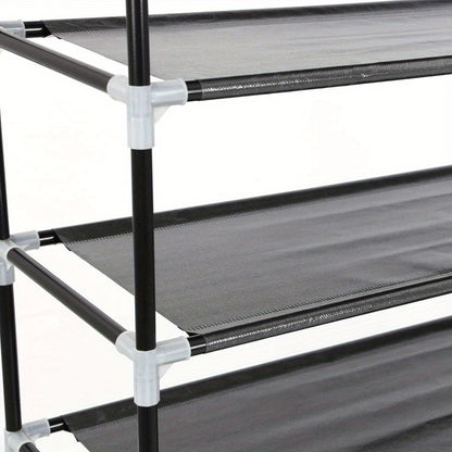 Shoe Rack,10Tiers Shoe Storage, 98x27x177cm Tall Shoe Rack,Large Shoe Rack,Storage Shelves Holds 50 Pairs Of Shoe Organiser Shelf For Home Hall Living Room Hallway Bedroom