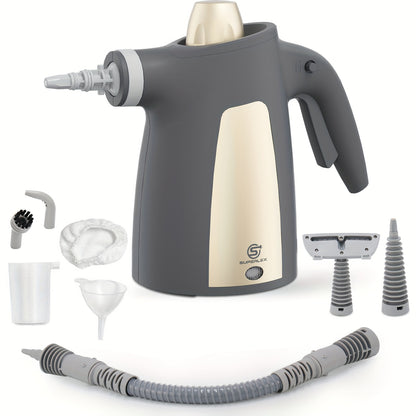 SUPERLEX 10-in-1 1050W High-Power Handheld Steam Cleaner, Includes 9 Accessories. Chemical-free, With A Safety Lock, Safe For Children And Pets. Suitable For Home, Office, And Car, Can Clean Tiles, Windows, Furniture, And Fabrics.
