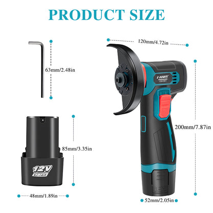 Powerful Cordless Angle Grinder - 2 Batteries, Battery Rechargeable, home DIY wood and metal grinding and polishing, Electric Multifunctional Polishing Grinding Machine, Mini Cordless Tool, Rust Removal, Ideal for Birthday Gift Automobile (Warning for Mul
