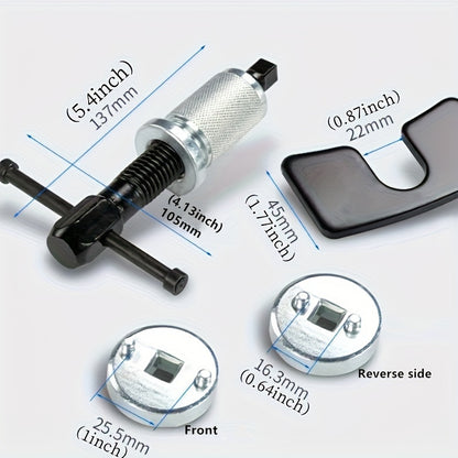 1 set of car disc brake repair kit - caliper separator, disc brake piston rewinding tool, piston rewinding disassembly kit, car repair disc brake caliper replacement tool, wheel cylinder pump separator